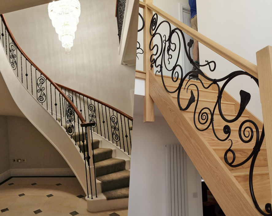 wrought iron stairs Surrey