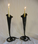 Wrought iron candlesticks Guildford